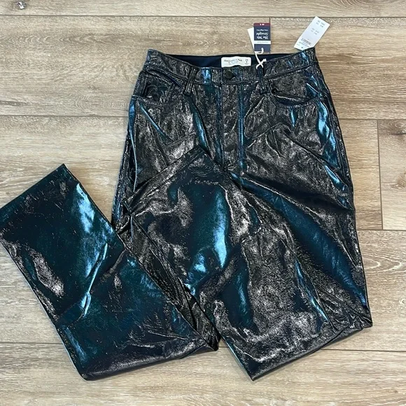 Abercrombie leather pants - Picture 1 of 7